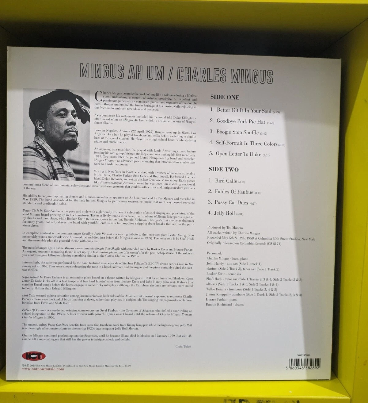 Charles Mingus - Mingus Ah Um (LP) - Image 4