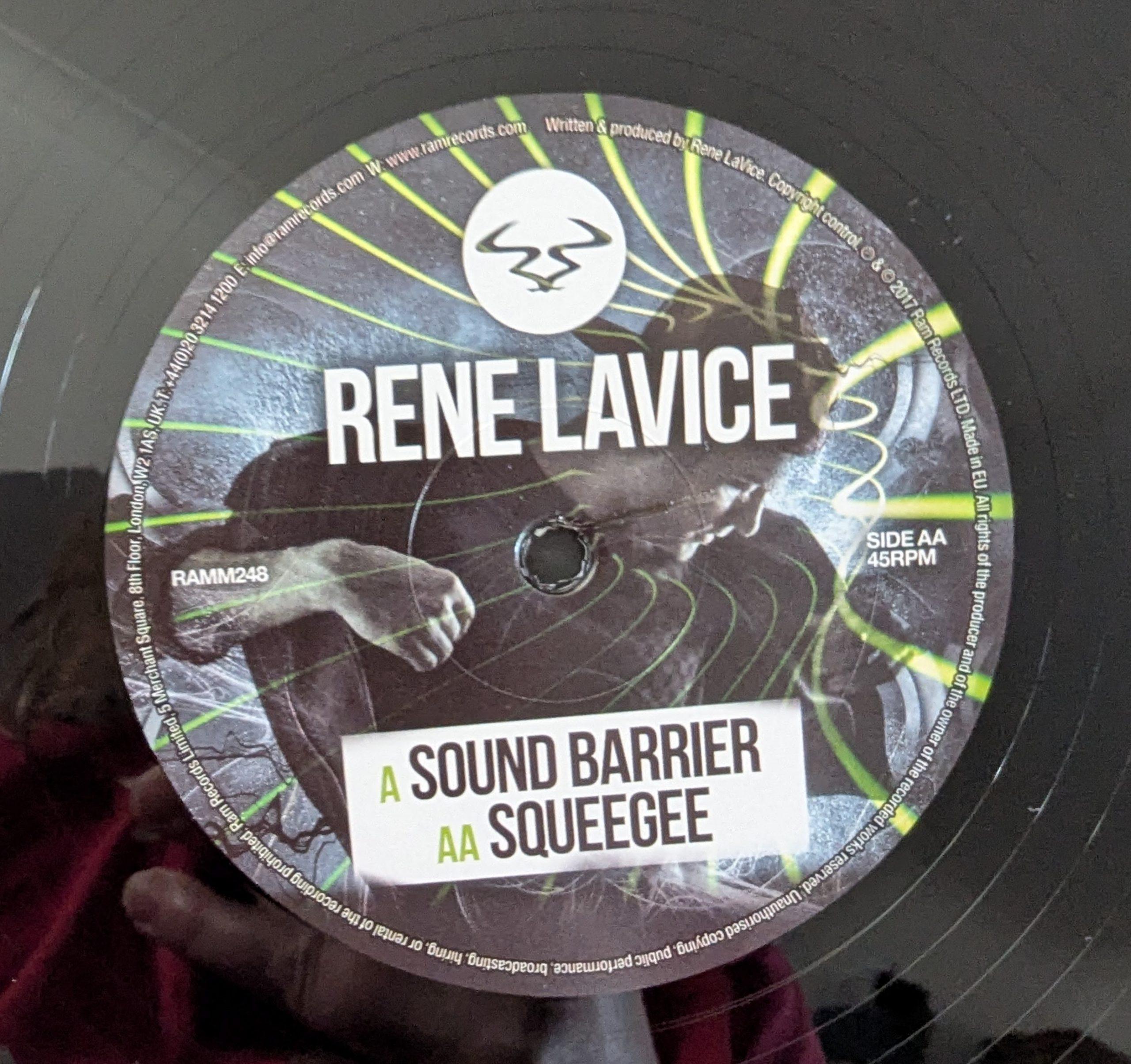 Rene LaVice - Sound Barrier/Squeegee (12") - Image 4