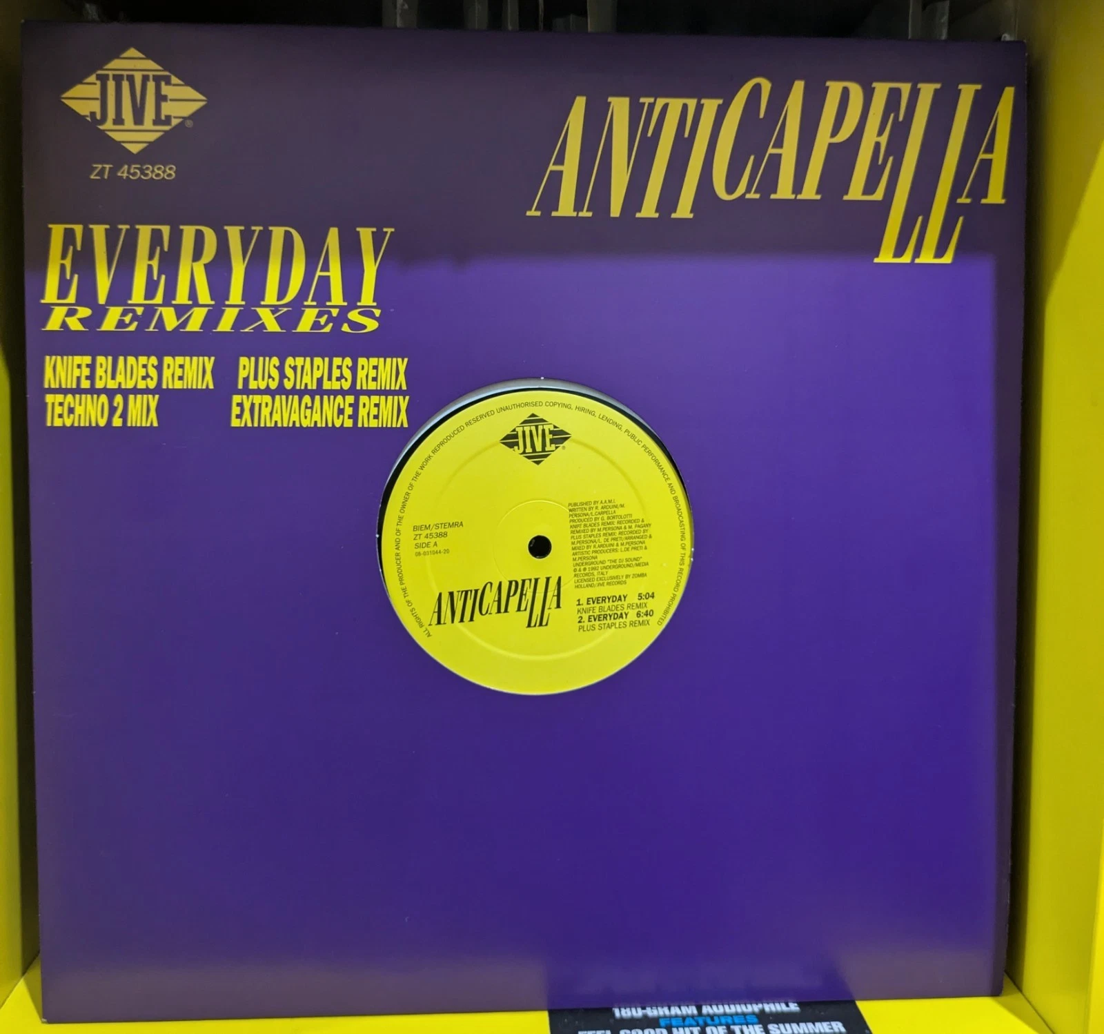 Anticapella - Everyday (Remixes) (12")