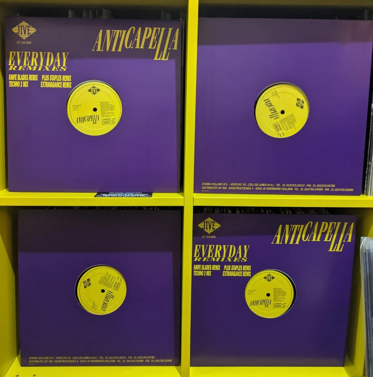 Anticapella - Everyday (Remixes) (12") - Image 5